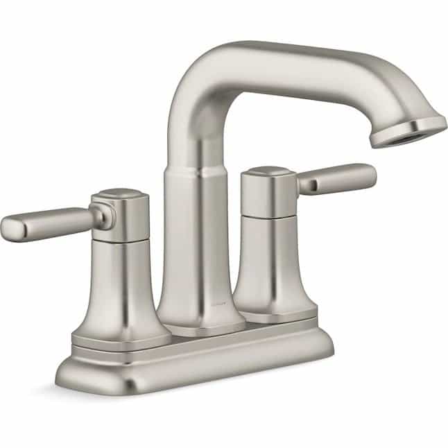 KOHLER K-R33043-4D-BN Ealing Vibrant Brushed Nickel 2-Handle 4-in ...