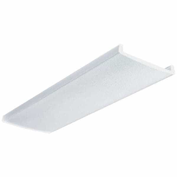 Lithonia Lighting D2LB48 1-1/2 ft. x 4 ft. Wraparound Clear Prismatic ...