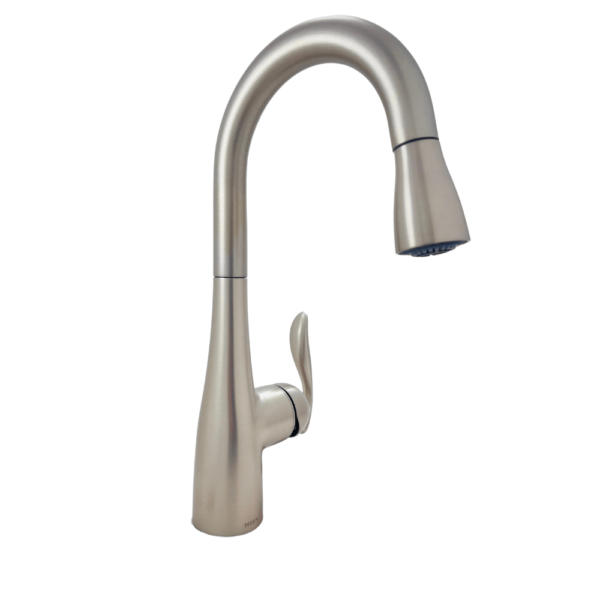 MOEN 5995SRS Arbor Single-Handle Pull-Down Sprayer Bar Faucet - CrateDrops