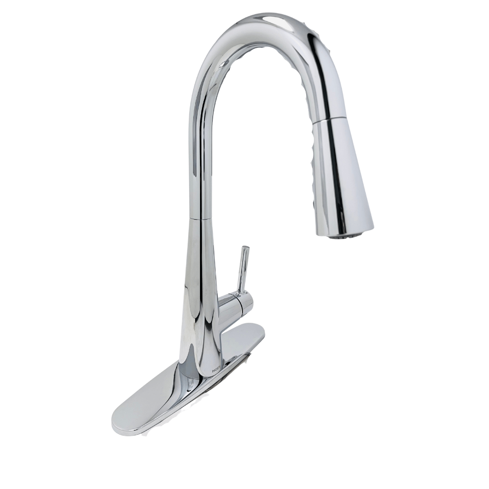 Moen 7864 Sleek 1-Handle Pull-Down Sprayer Kitchen Faucet With Reflex ...